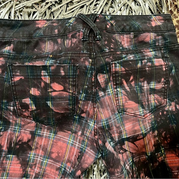 NEW CONDITION-Royal Bones-Daang Goodman-Plaid with Tie Dye Jeans-9 - Picture 3 of 14